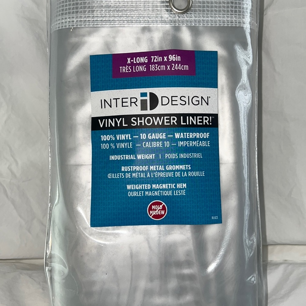 Ex-Long shower curtain liner